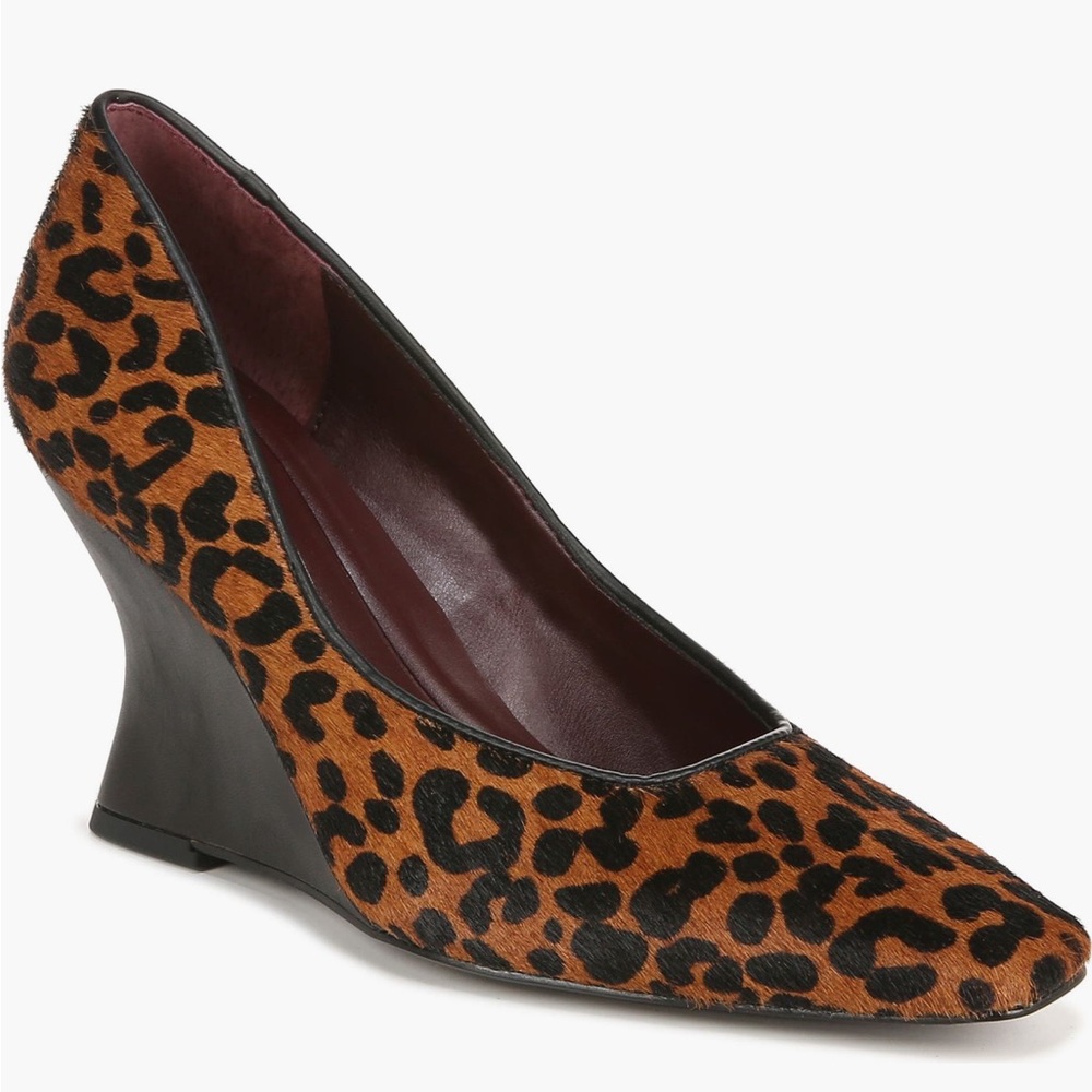 Franco Sarto Carina square toe wedge pump | size 8.5